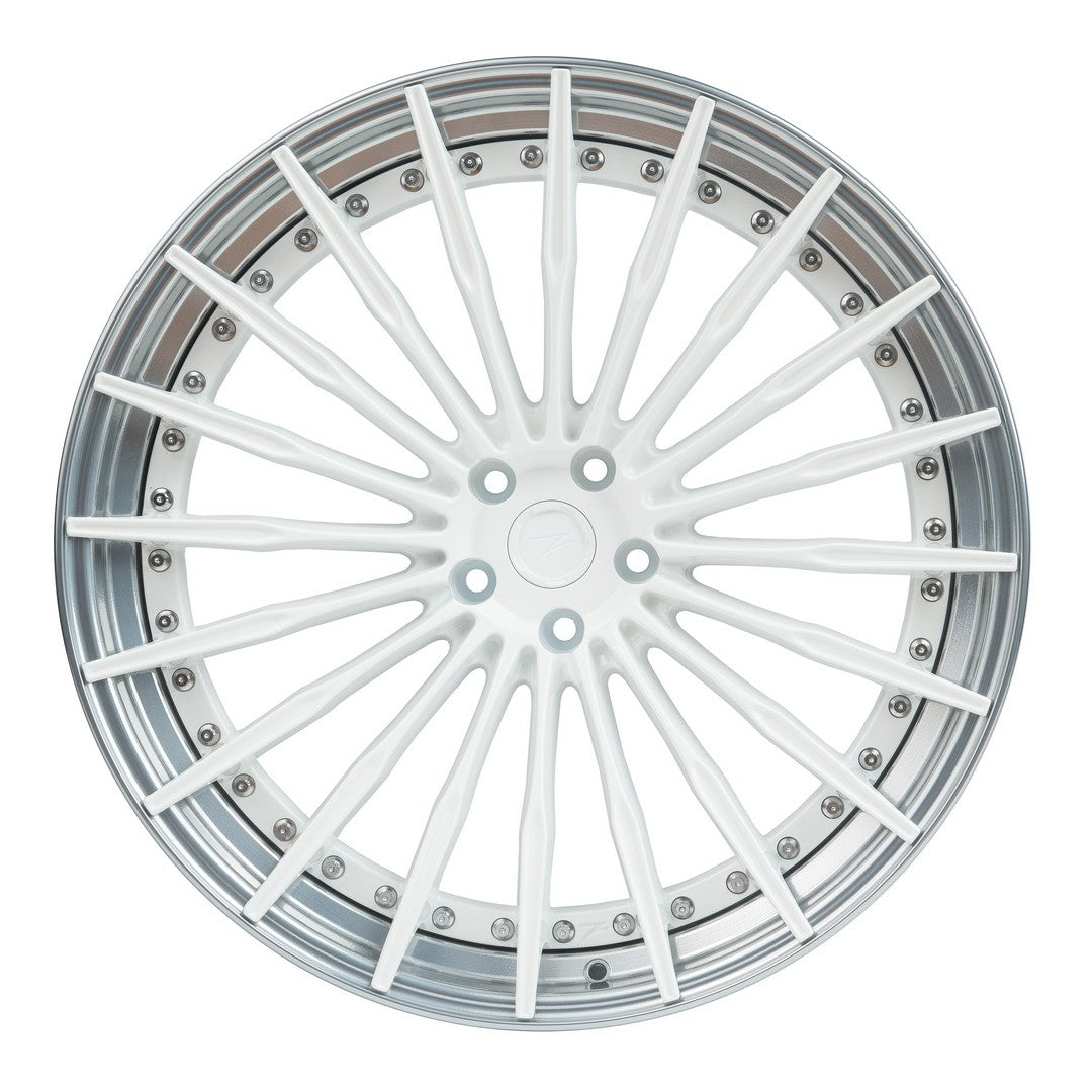 ZP.MODULAR 2 | DEEP CONCAVE - White Centers / Pur Aluminum Lip