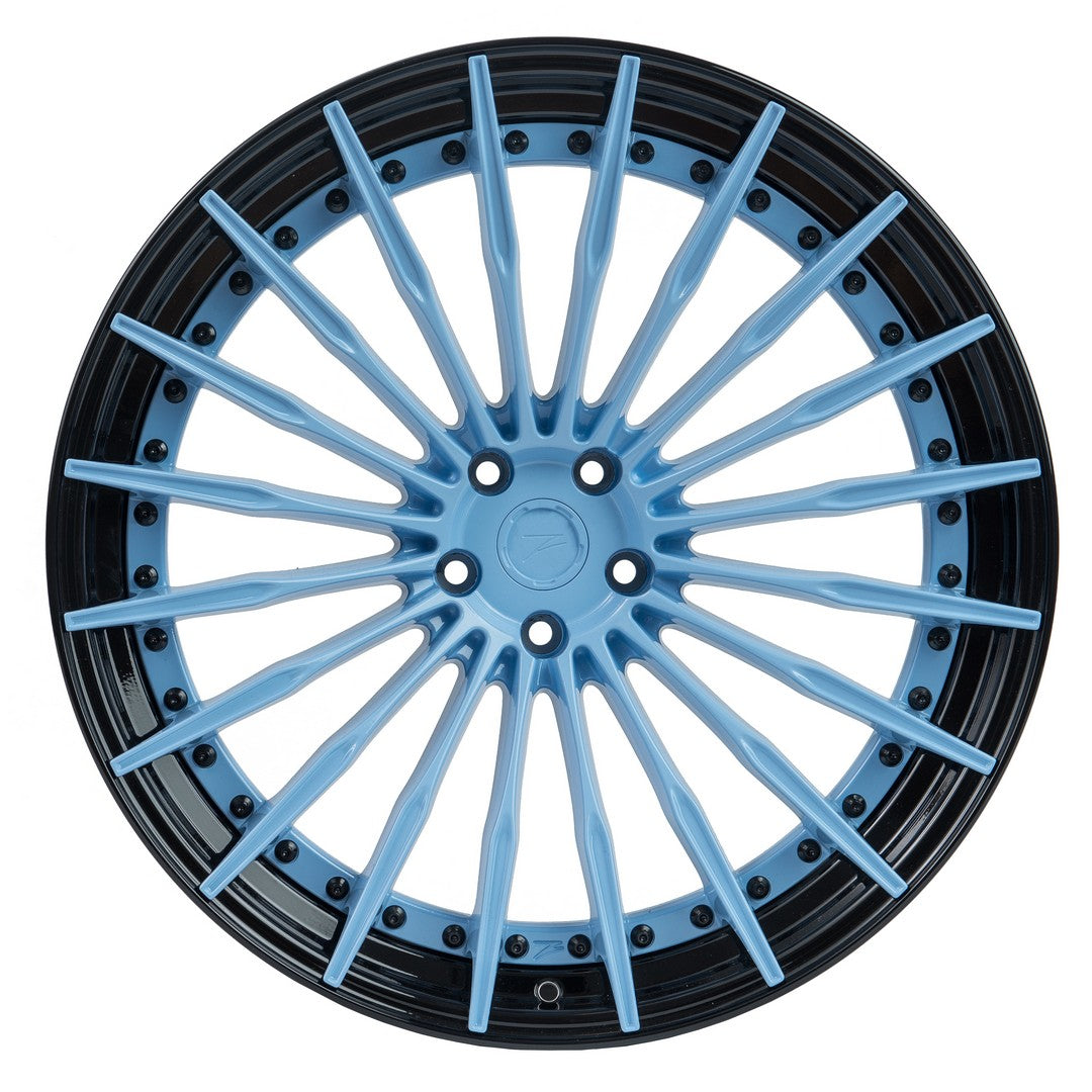 ZP.MODULAR 2 | DEEP CONCAVE - Miami Blue Centers / Gloss Black Lip
