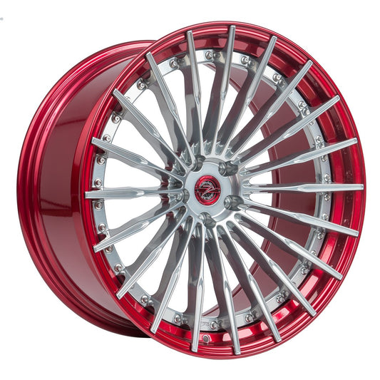 ZP.MODULAR 2 | DEEP CONCAVE - Pur Aluminum Centers / Candy Red Lip
