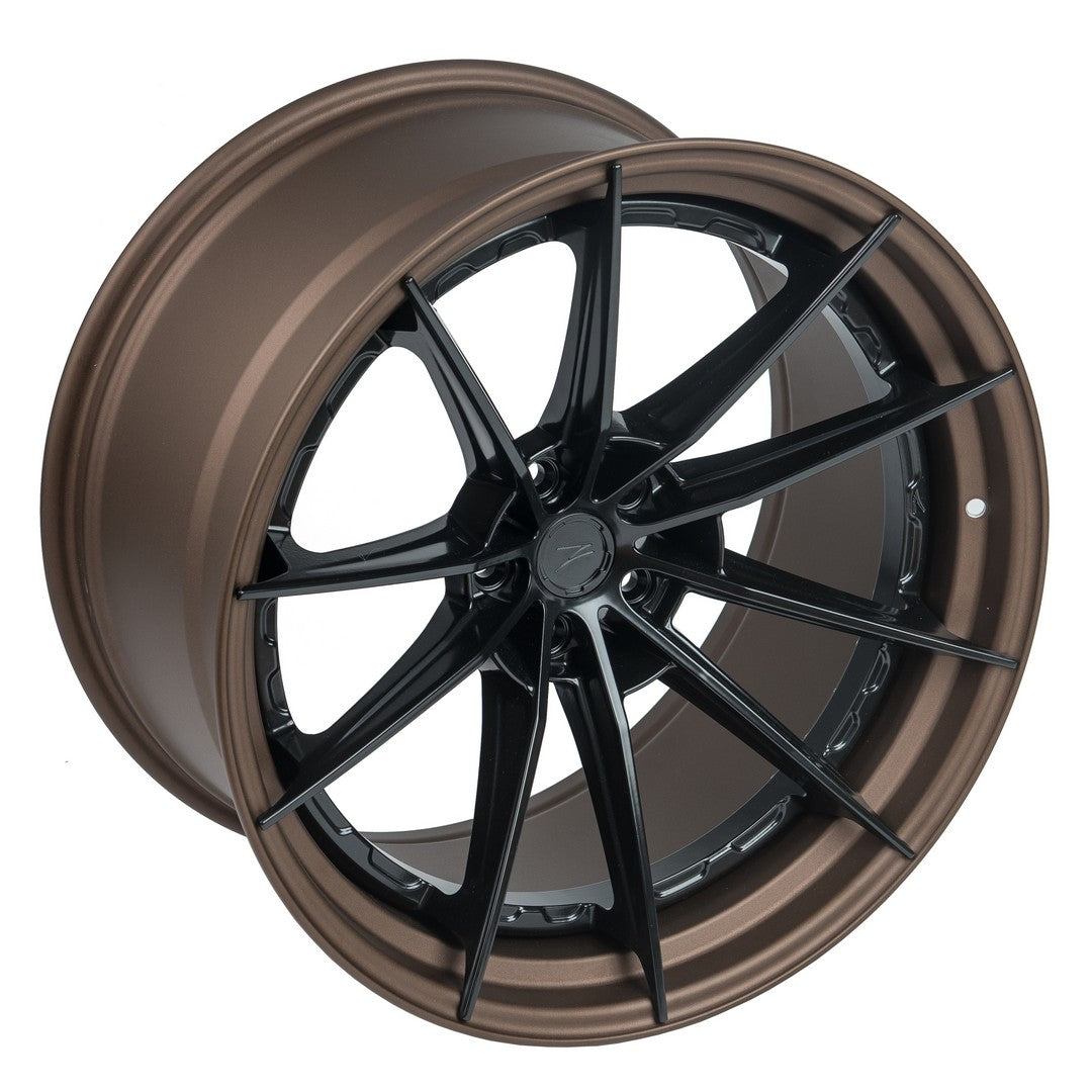 ZP.MODULAR 1 | SUPER DEEP CONCAVE - Satin Black Centers / Maron Lip