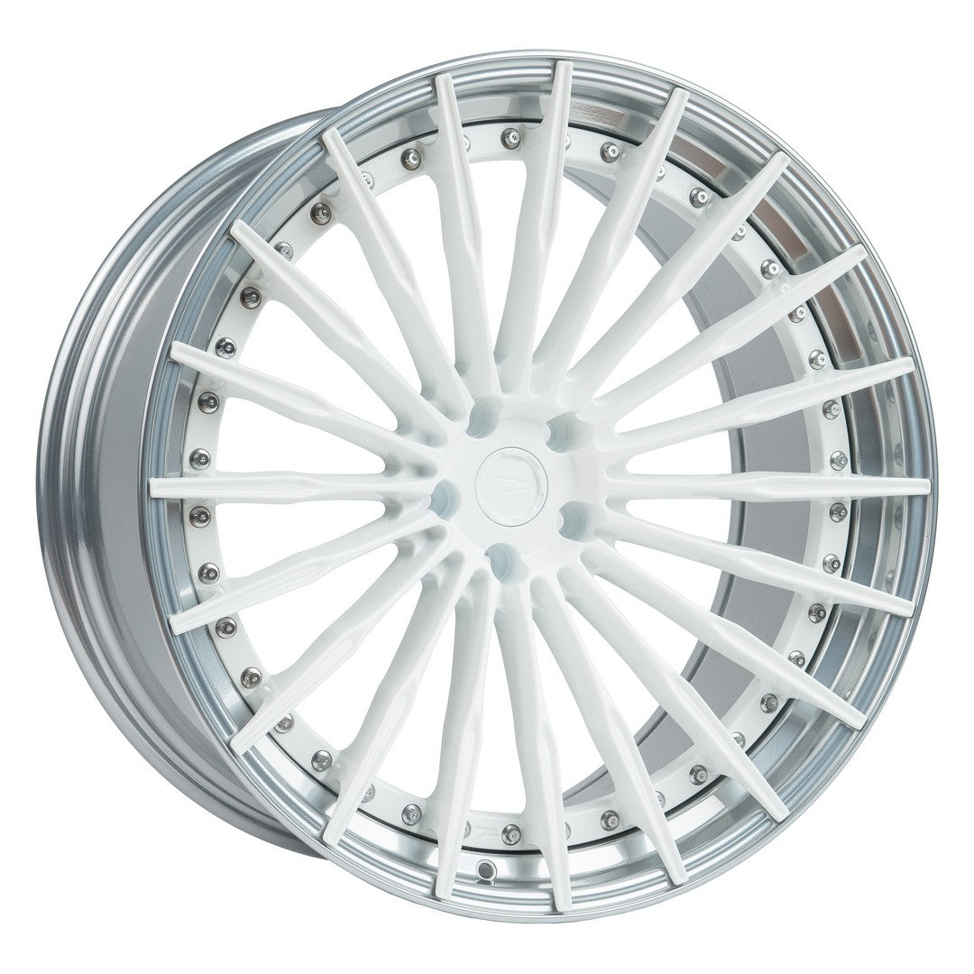 ZP.MODULAR 2 | DEEP CONCAVE - White Centers / Pur Aluminum Lip