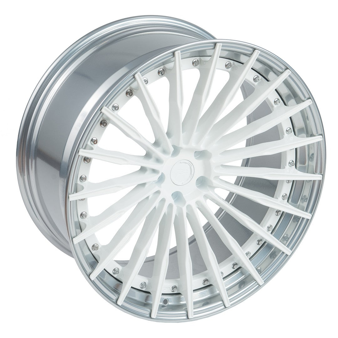ZP.MODULAR 2 | DEEP CONCAVE - White Centers / Pur Aluminum Lip