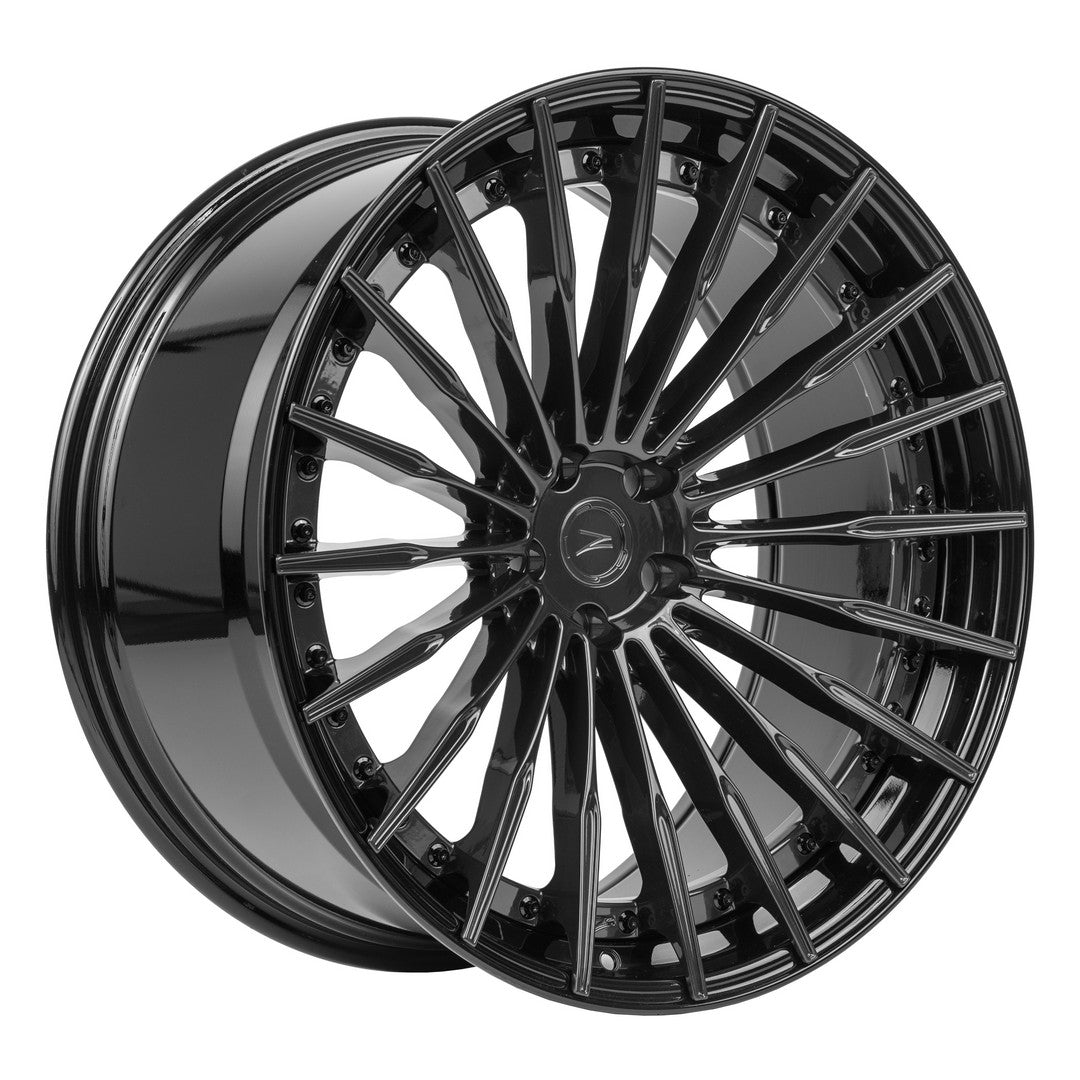 ZP.MODULAR 2 | DEEP CONCAVE - Satin Black Centers / Gloss Black Lip